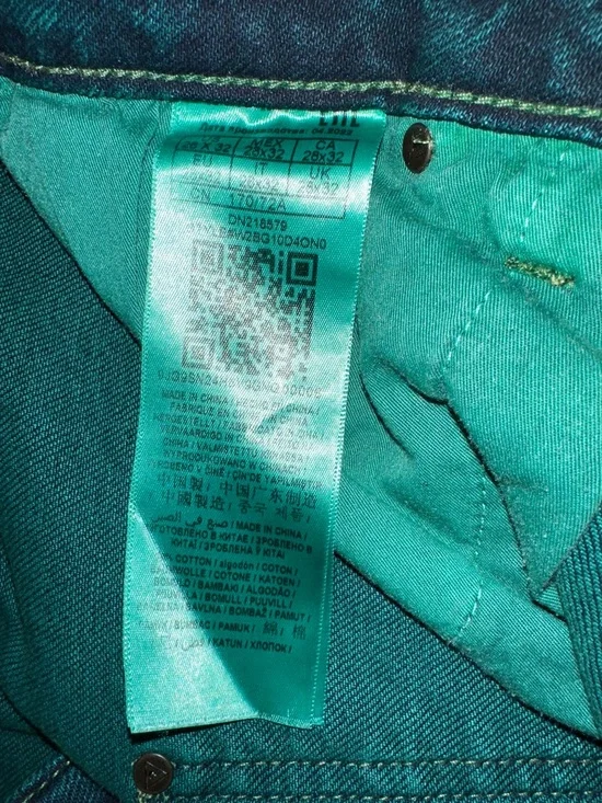 RARE Guess? Originals x Batman Green Denim Carpenter Jeans - Picture 12 of 12